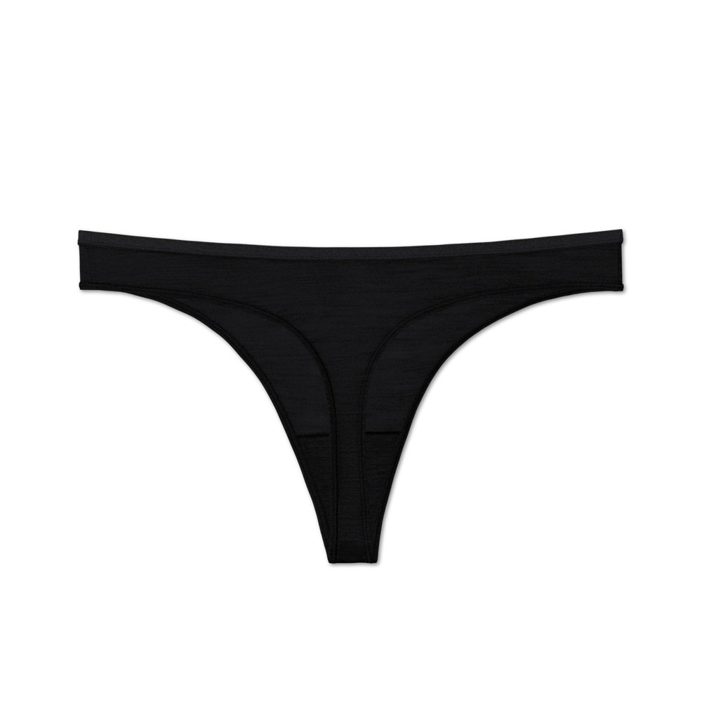 Allbirds Women\'s Trino® Thong - Briefs Black - BJQ671253